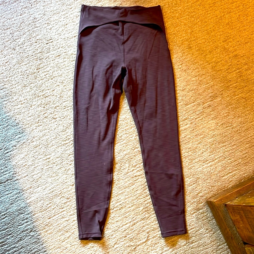 Lululemon leggings NWOT heathered plum 12
